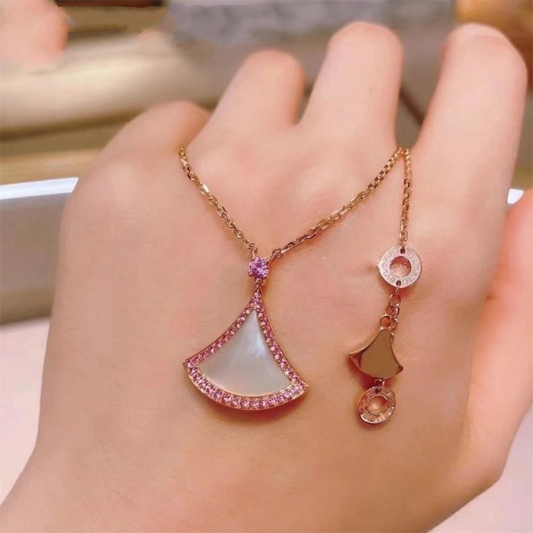 [TOPON]DREAM NECKLACE MOP DIAMOND PINK