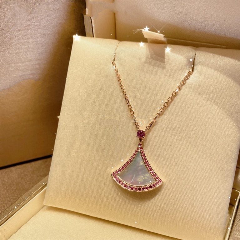 [TOPON]DREAM NECKLACE MOP DIAMOND PINK