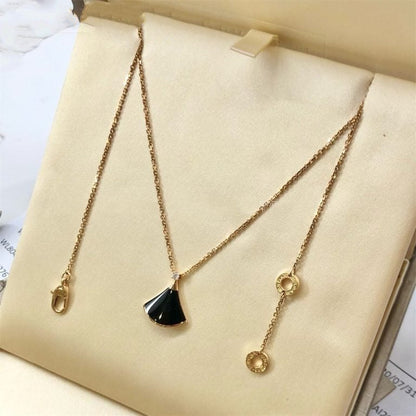 [TOPON]DREAM NECKLACE ONYX 1 DIAMOND