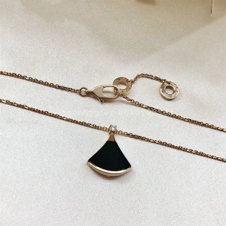 [TOPON]DREAM NECKLACE ONYX 1 DIAMOND