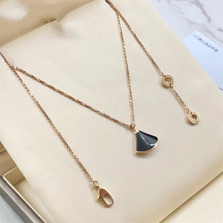 [TOPON]DREAM NECKLACE ONYX 1 DIAMOND