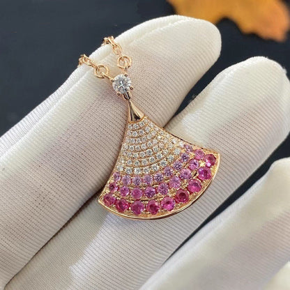 [TOPON]DREAM NECKLACE PINK GOLD PINK DIAMOND