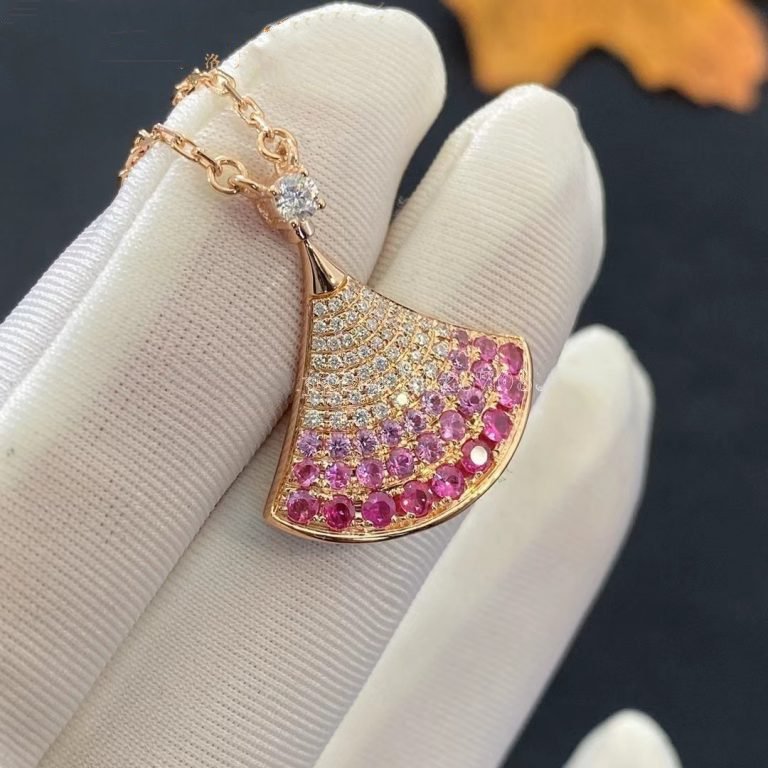 [TOPON]DREAM NECKLACE PINK GOLD PINK DIAMOND