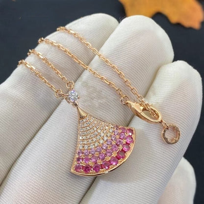 [TOPON]DREAM NECKLACE PINK GOLD PINK DIAMOND