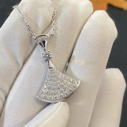 [TOPON]DREAM NECKLACE SILVER FULL DIAMOND