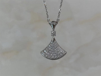 [TOPON]DREAM NECKLACE SILVER FULL DIAMOND