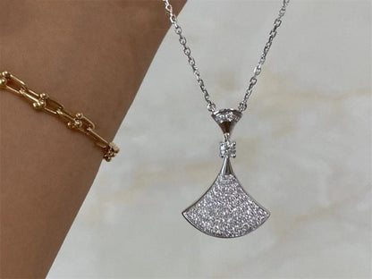 [TOPON]DREAM NECKLACE SILVER FULL DIAMOND