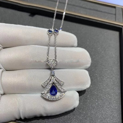 [TOPON]DREAM NECKLACE AGATE DIAMOND SILVER