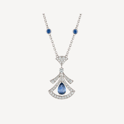 [TOPON]DREAM NECKLACE AGATE DIAMOND SILVER