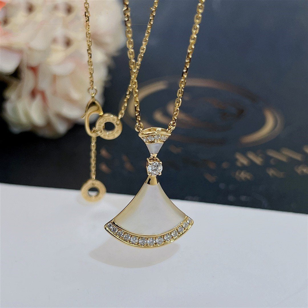 [TOPON]DREAM NECKLACE MOP GOLD DIAMOND