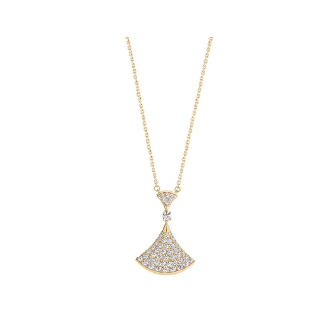 [TOPON]DREAM NECKLACE GOLD FULL DIAMOND