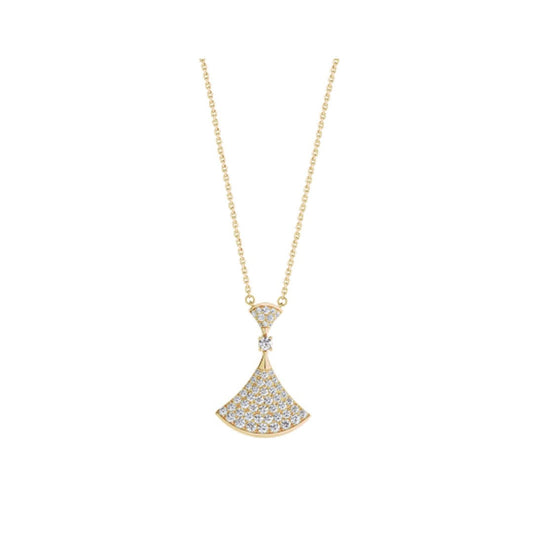 [TOPON]DREAM NECKLACE GOLD FULL DIAMOND