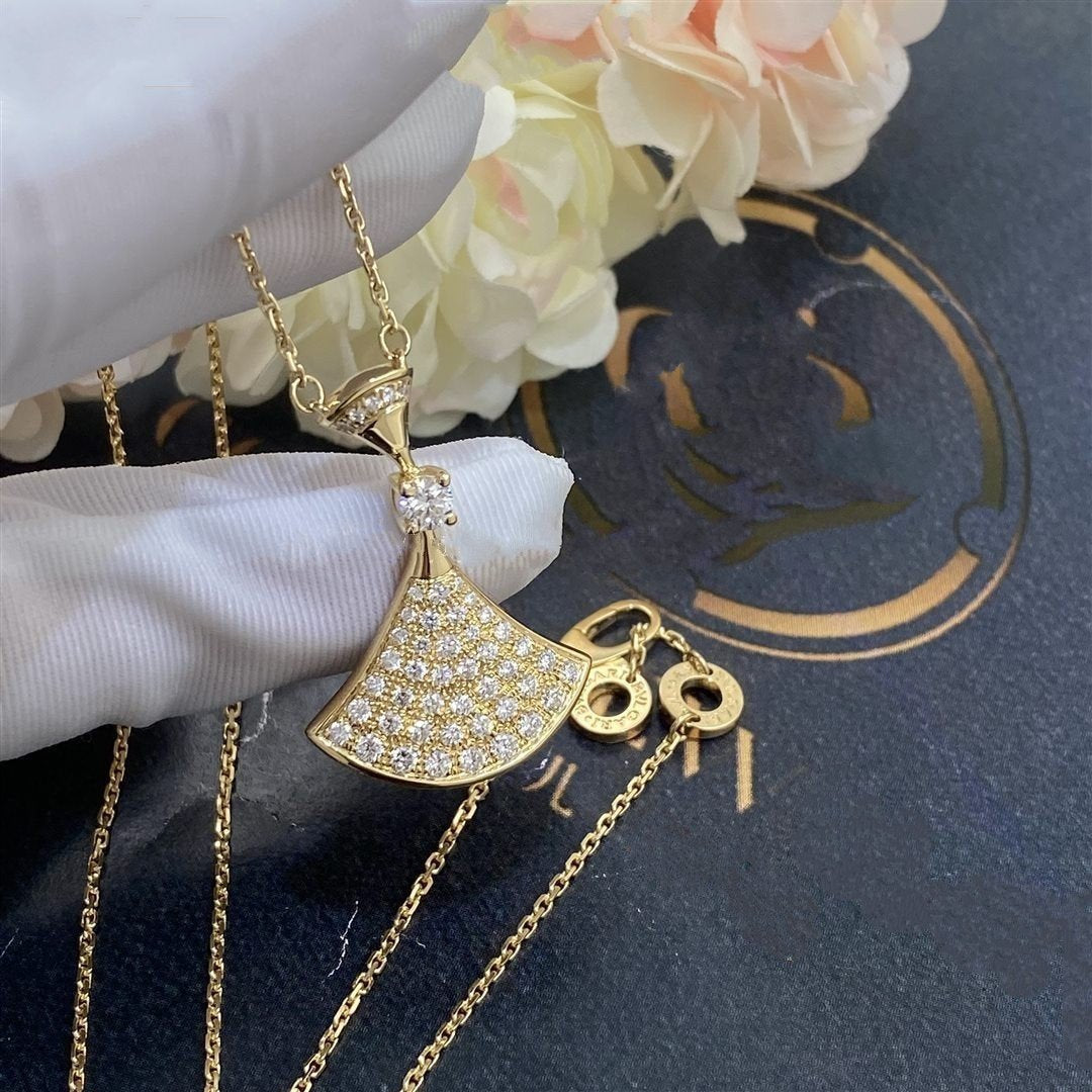 [TOPON]DREAM NECKLACE GOLD FULL DIAMOND