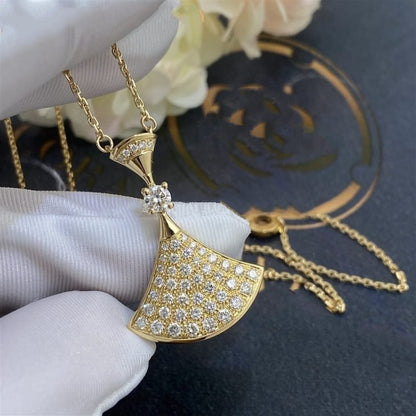 [TOPON]DREAM NECKLACE GOLD FULL DIAMOND