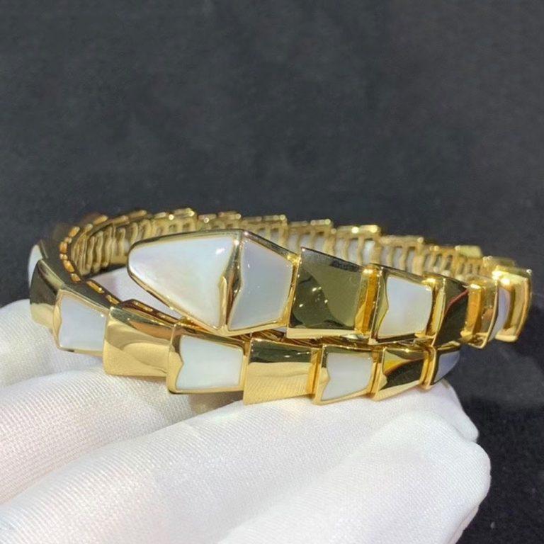 [TOPON]SERPENTI BRACELET MOP GOLD