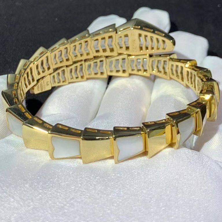 [TOPON]SERPENTI BRACELET MOP GOLD