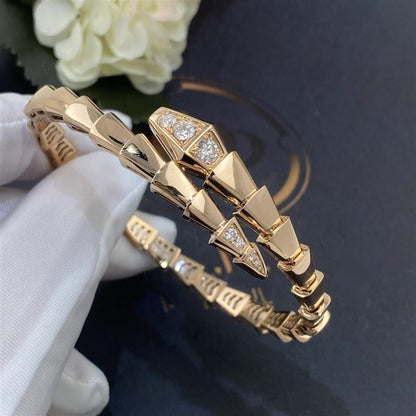 [TOPON]SERPENTI BRACELET DIAMONDS PINK GOLD