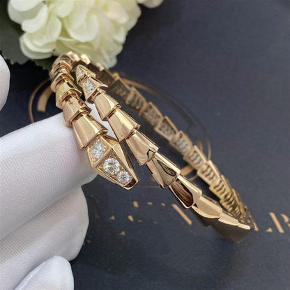 [TOPON]SERPENTI BRACELET DIAMONDS PINK GOLD