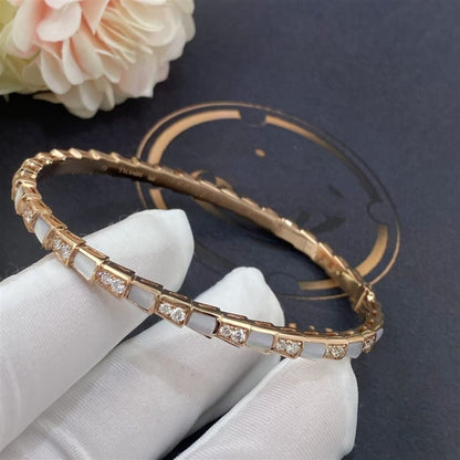 [TOPON]SERPENTI BRACELET PINK GOLD MOP DIAMOND