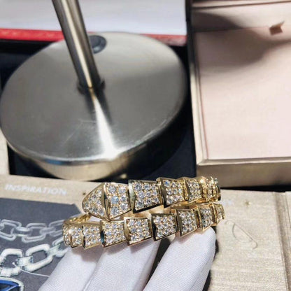 [TOPON]SERPENTI BRACELET 8MM GOLD DIAMOND