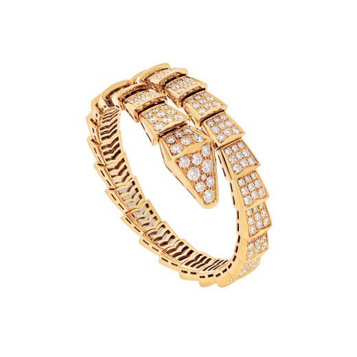 [TOPON]SERPENTI BRACELET 8MM GOLD DIAMOND