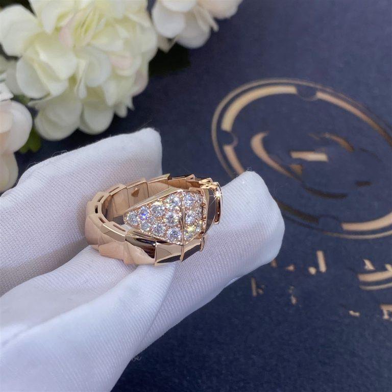 [TOPON]SERPENTI RING PINK GOLD DIAMOND