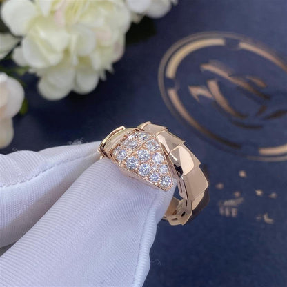 [TOPON]SERPENTI RING PINK GOLD DIAMOND