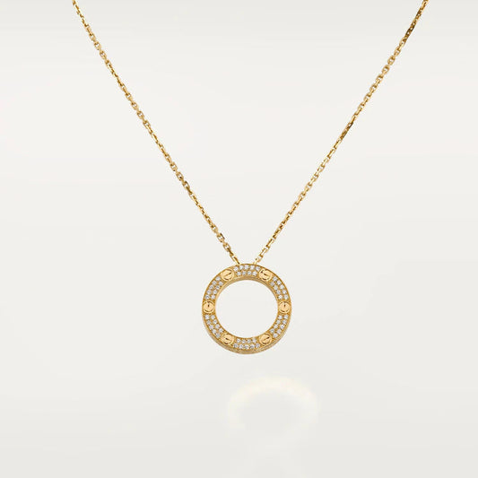 [TOPON]LOVE NECKLACE ADJUSTABLE ROSE GOLD