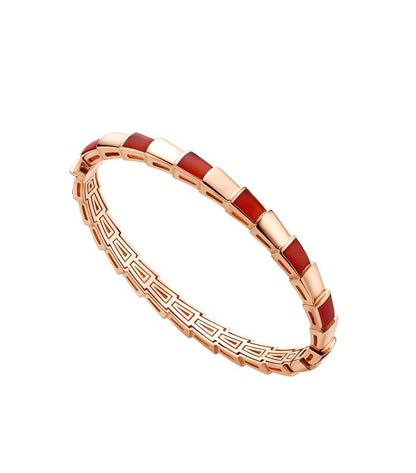 [TOPON]SERPENTI BRACELET PINK GOLD RUBELLITE