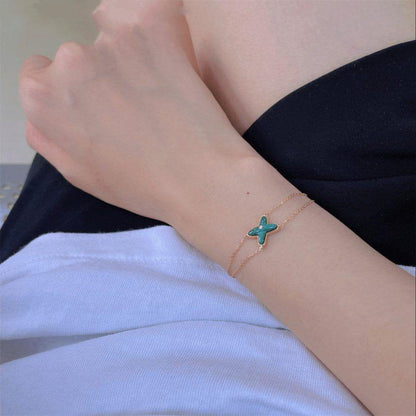 [TOPON]JEUX BRACELET MALACHITE PINK GOLD 1 DIAMOND