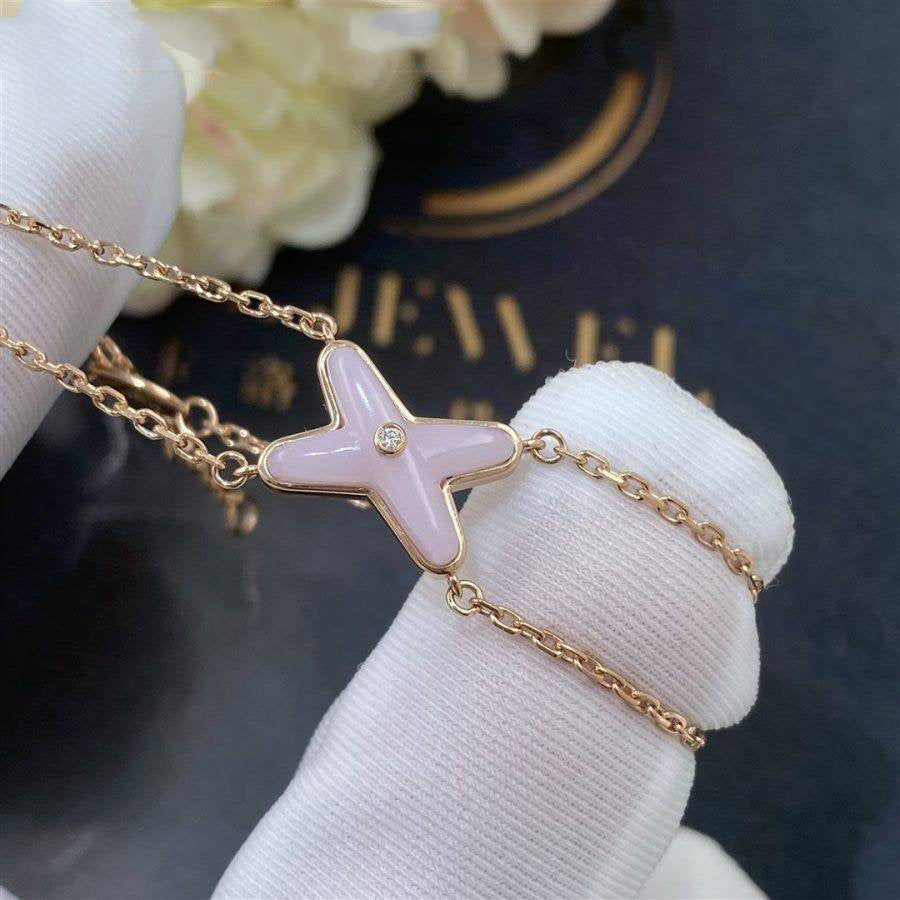 [TOPON]JEUX BRACELET PINK MOP PINK GOLD 1 DIAMOND