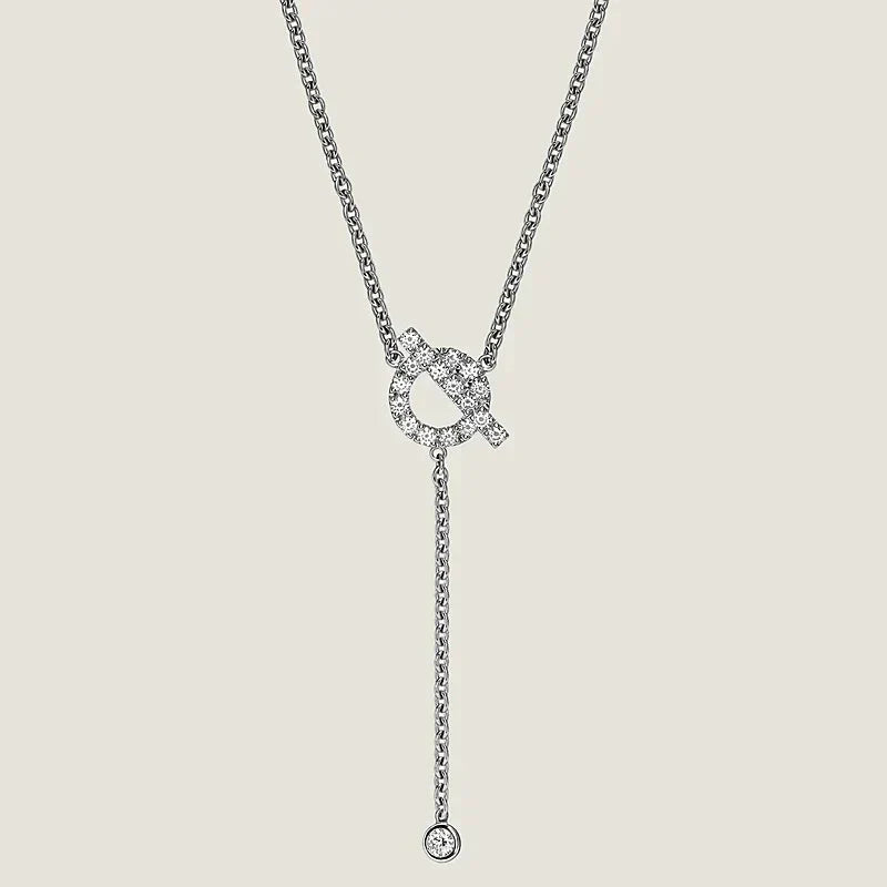 [TOPON]FINESSE SILVER DIAMOND NECKLACE