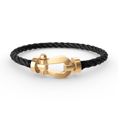 [TOPON]FORCE LARGE HORSESHOE NO DIAMOND BRACELET GOLD