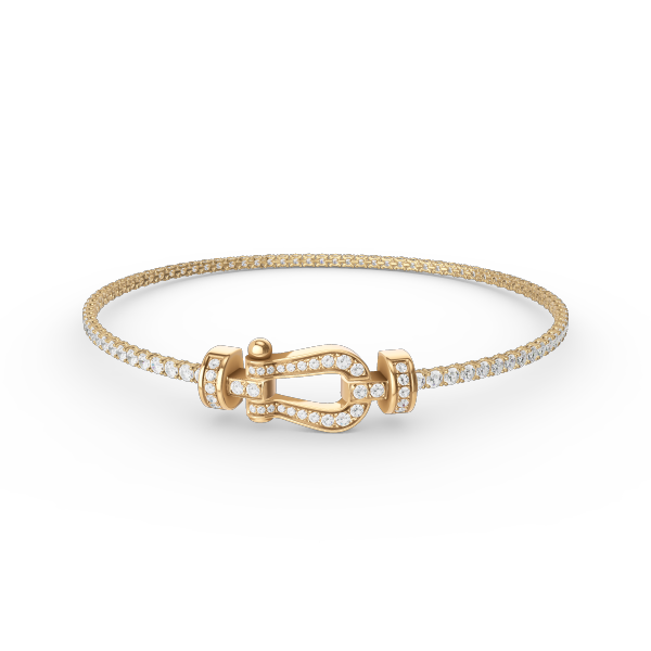 [TOPON]FORCE  HORSESHOE  DIAMOND TENNIS BRACELET