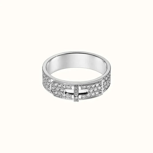 [TOPON]KELLY SILVER DIAMOND RING