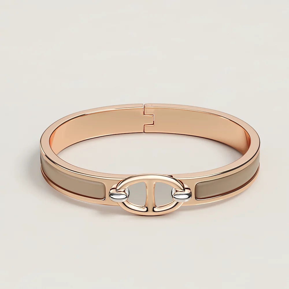 [TOPON]CLIC CHAINE PINK GOLD BRACELET