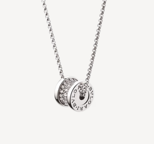 [TOPON]ZERO 1 SILVER DIAMOND NECKLACE