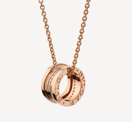 [TOPON]ZERO 1 PINK GOLD DIAMOND NECKLACE