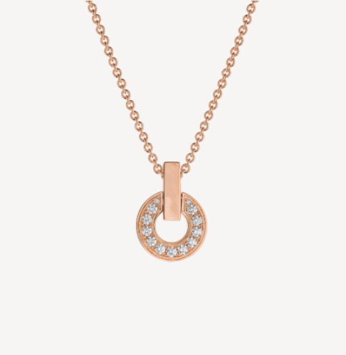 [TOPON]GARI NECKLACE PINK GOLD DIAMOND