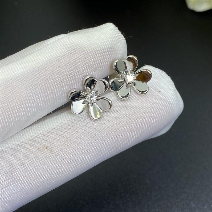 [TOPON]FRIVOLE MINI SILVER FLOWER EARRINGS