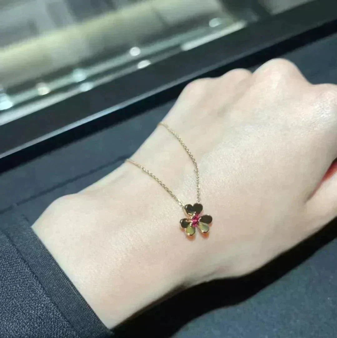 [TOPON]FRIVOLE GOLD FLOWER NECKLACE