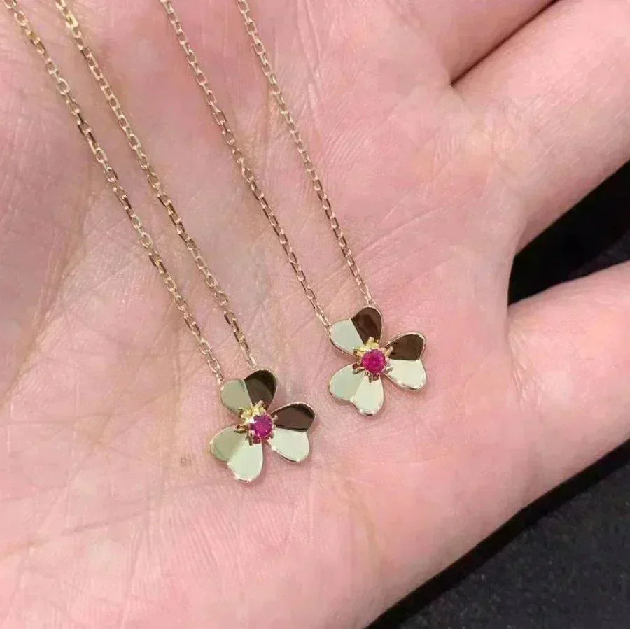 [TOPON]FRIVOLE GOLD FLOWER NECKLACE