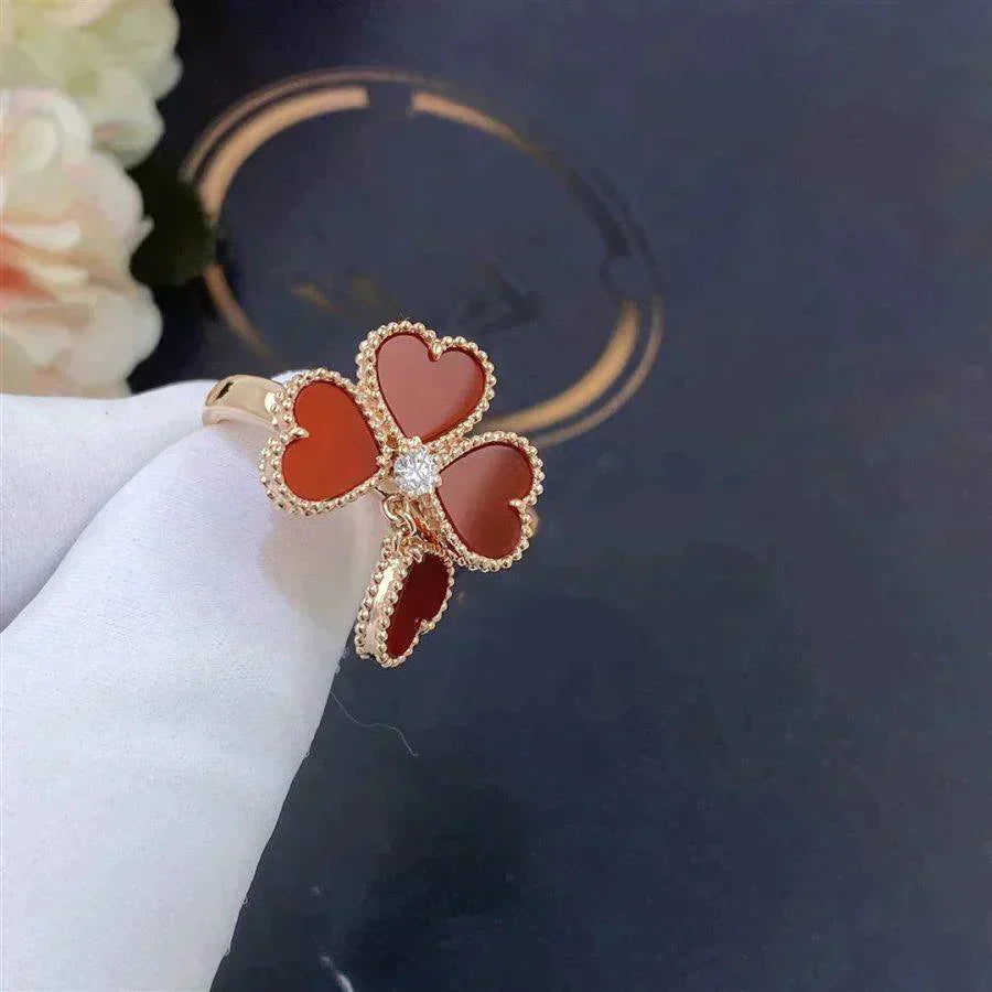 [TOPON]SWEET CLOVER CARNELIAN RING