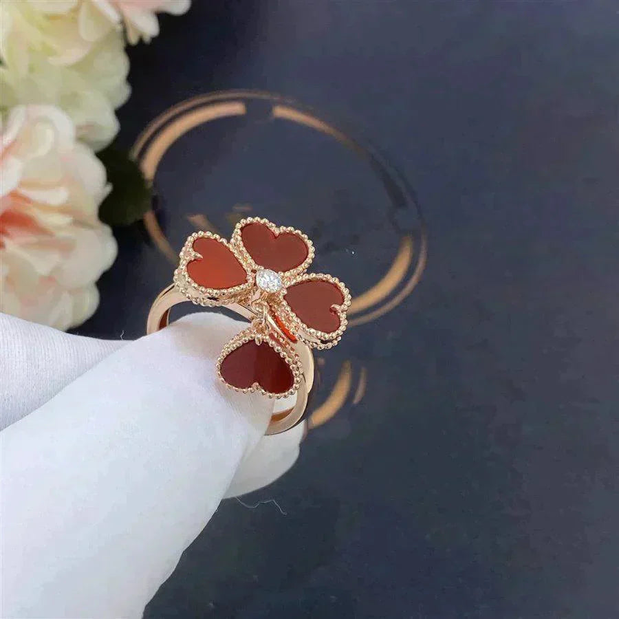 [TOPON]SWEET CLOVER CARNELIAN RING