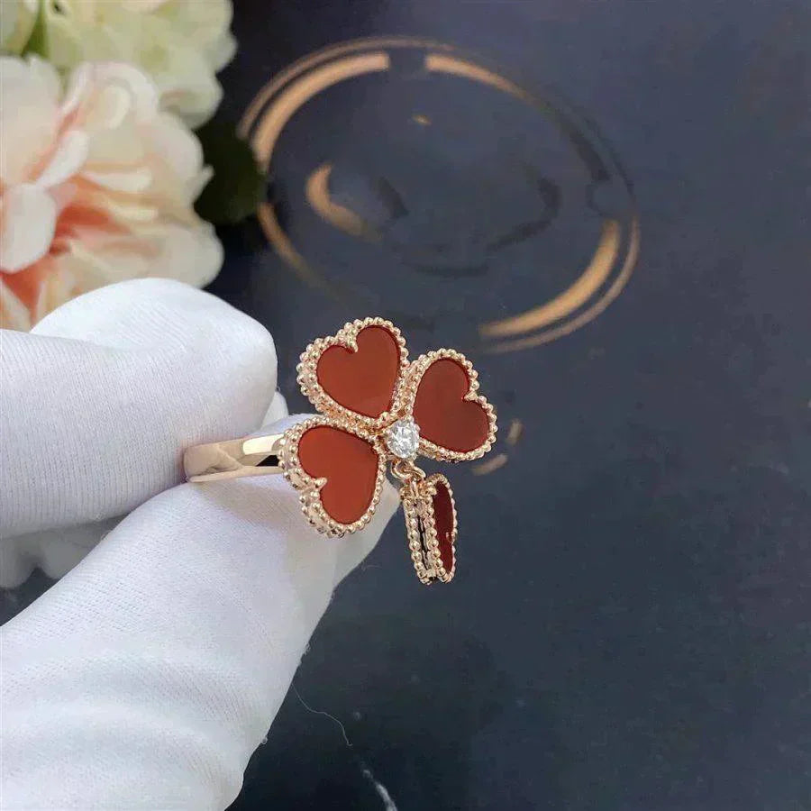 [TOPON]SWEET CLOVER CARNELIAN RING