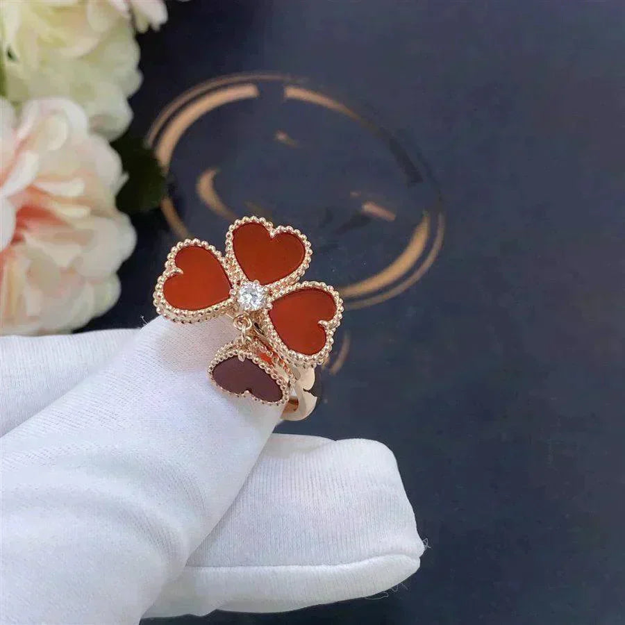 [TOPON]SWEET CLOVER CARNELIAN RING