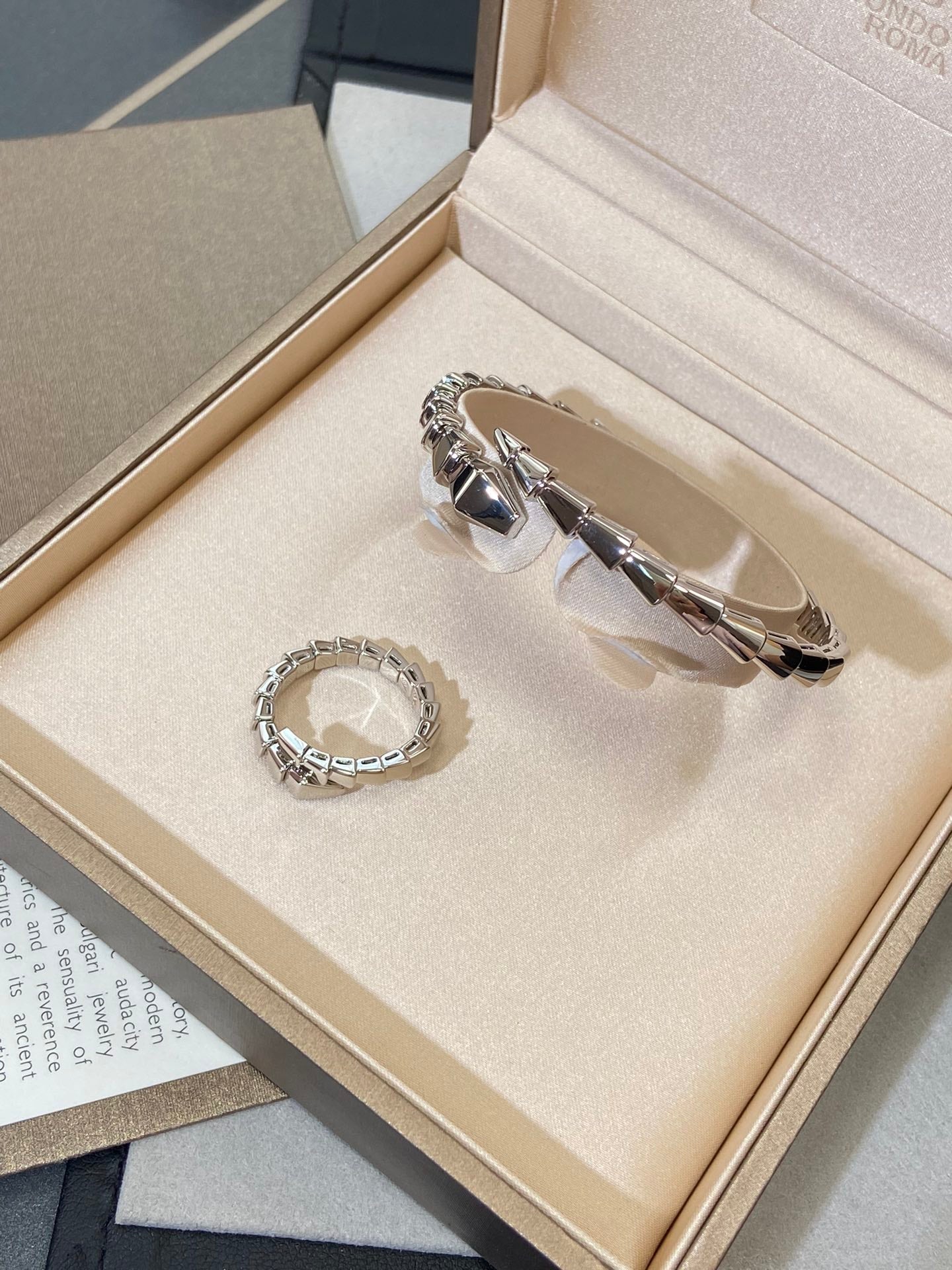 [TOPON]SERPENTI VIPER SILVER BRACELET