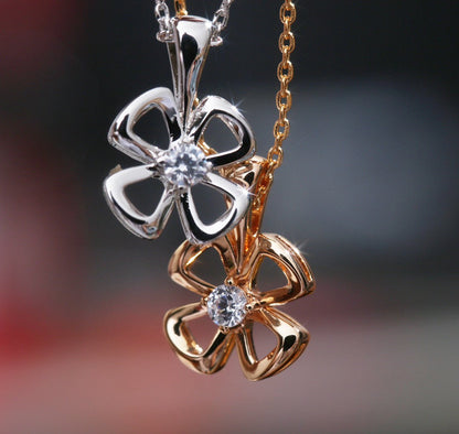 [TOPON]FIOREVER NECKLACE DIAMOND CENTER