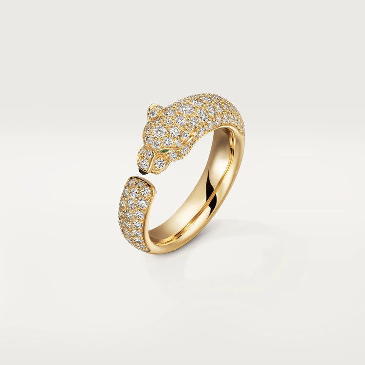 [TOPON]PANTHERE PINK GOLD DIAMOND RING