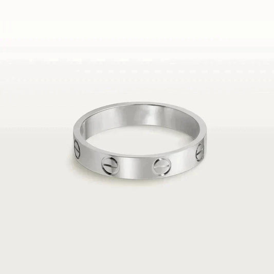 [TOPON]LOVE RING 4MM 1 DIAMOND SILVER